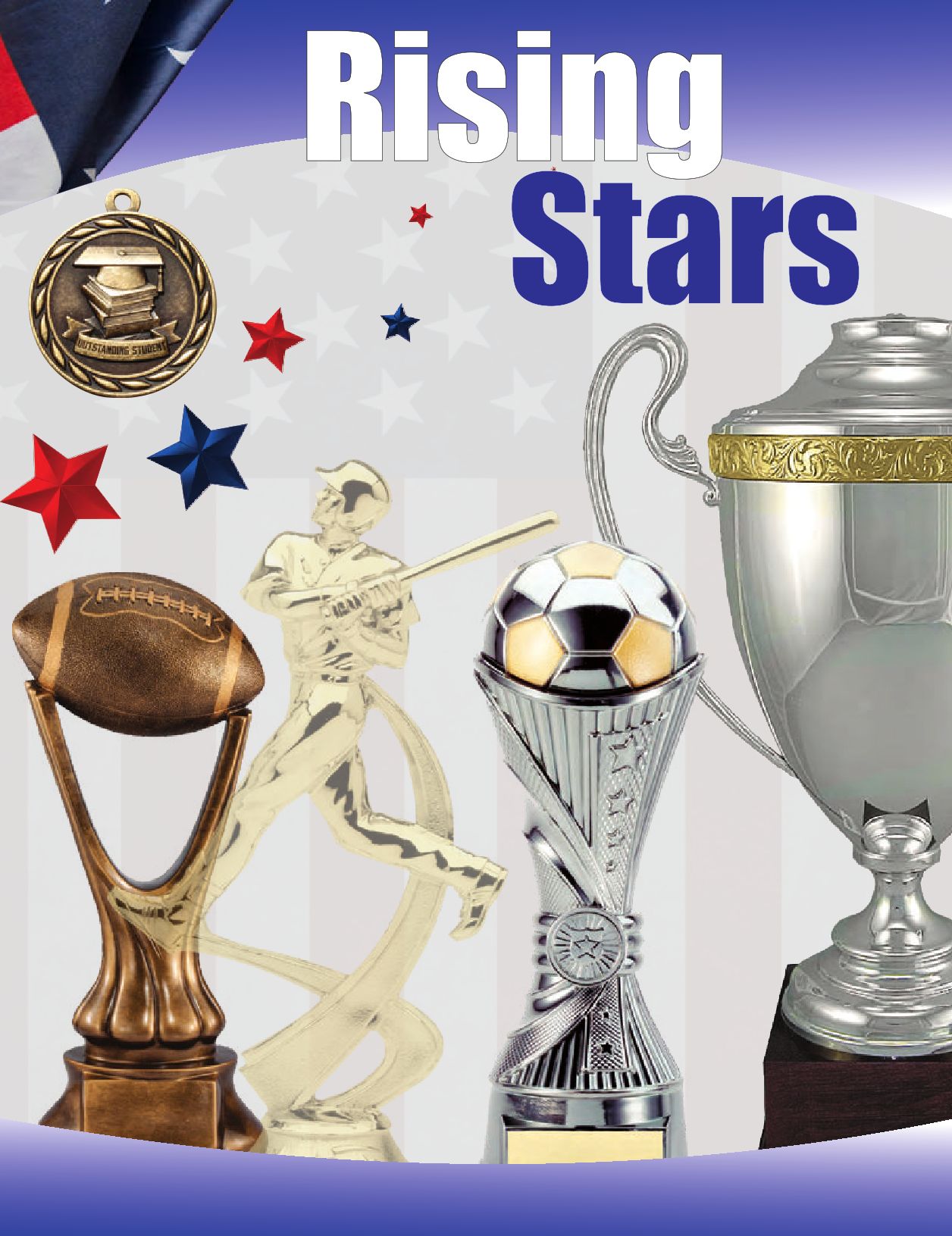 Custom Trophy Rising Star collection - Resin Trophy - 5 Sports